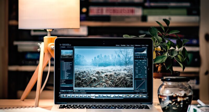 Photo Computer screen