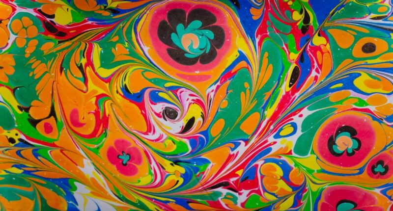 Photo Colorful painting