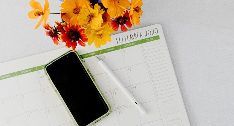 Photo Colorful planner