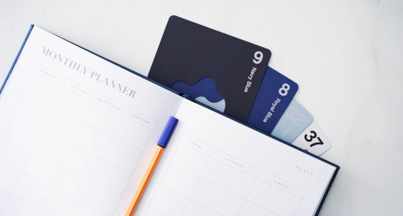 Photo Colorful planner